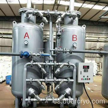 Planta generadora de oxígeno industrial de bajo costo y alta pureza